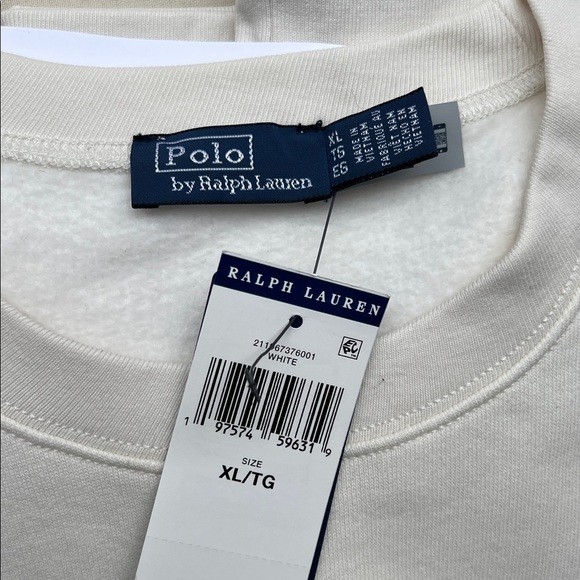 Polo Ralph Lauren Polo Bear Fleece Crewneck Sweatshirt in Ivolry color - Picture 5 of 12